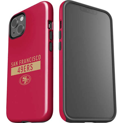 NFL San Francisco 49ers Red Performance Series iPhone 15 Impact Case